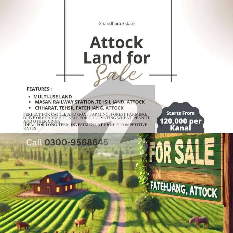 Agricultural Land For Sale In Attock, Punjab, Pakistan Agricultural Land For Sale In Attock, Punjab, Pakistan