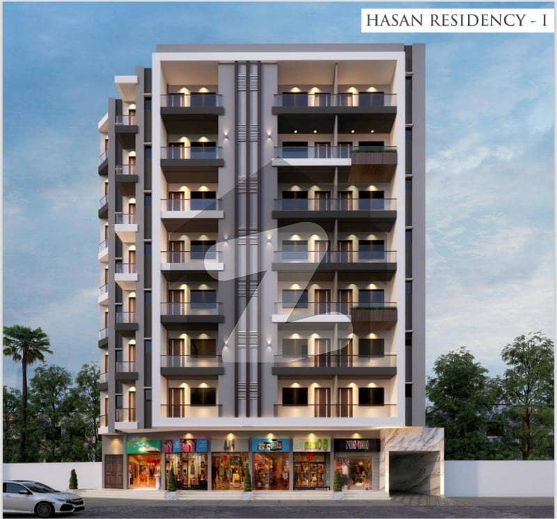 Flat Available For Sale In Hassan Residency 1 On Easy Installment Plan ...