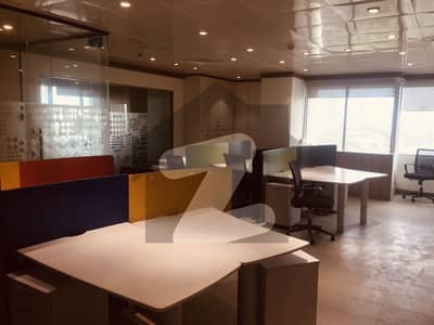 5,000 sq-ft semi-furnished corporate haven in Clifton's prime enclave reserved parking, 24/7 security & uninterrupted power .