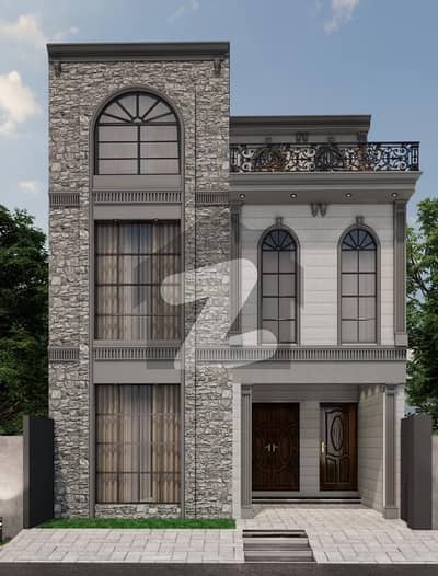 Grey Structure 5 Marla House Available In Central Park - Block BB For sale