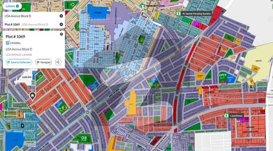 Premium 1 Kanal Residential Plot For Sale LDA Avenue 1, D-Block, Lahore