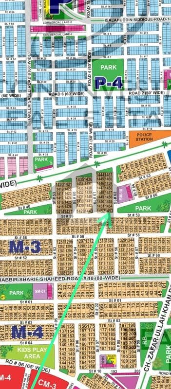 CONER & PARK FACING PLOT AVAILABLE FOR SALE SECTOR M