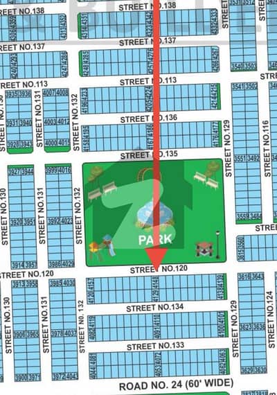 Possession Ready 5 Marla Park-Facing Residential Plot for Sale in Sector V