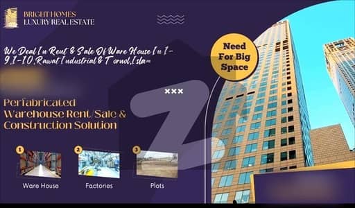 4.5 kanal I-10 Main Road Plot with Building for Sale Best Location