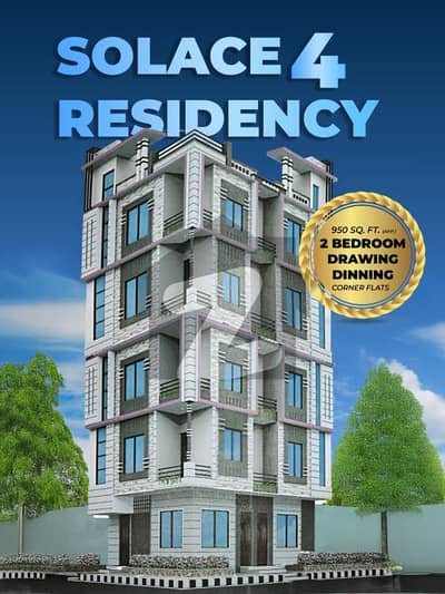 1000 Square Feet Corner West Open Flat For Sale In Capital Cooperative Housing Society Karachi