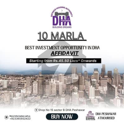DHA PESHAWAR 10 Marla affidavit file available for sale !
