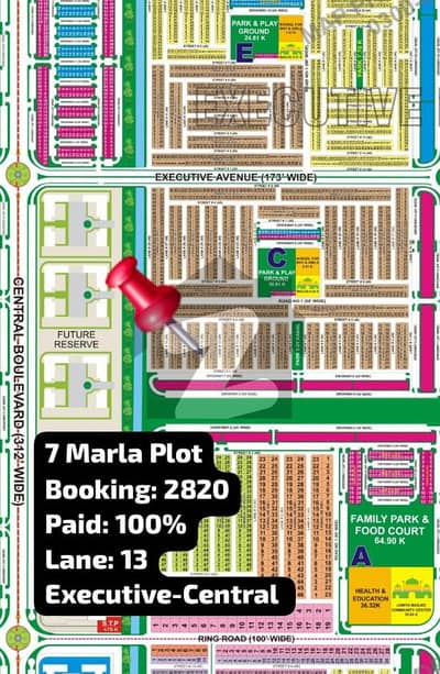7 Marla Residential Balloted Plot In Executive Block Of Lahore Smart City