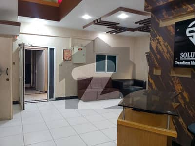 400, SQYARD SECOND FLOOR PORTION AVAILABLE FOR SILENT COMMERCIAL OFFICE USED FULL FURNISH OFFICE AVAILABLE