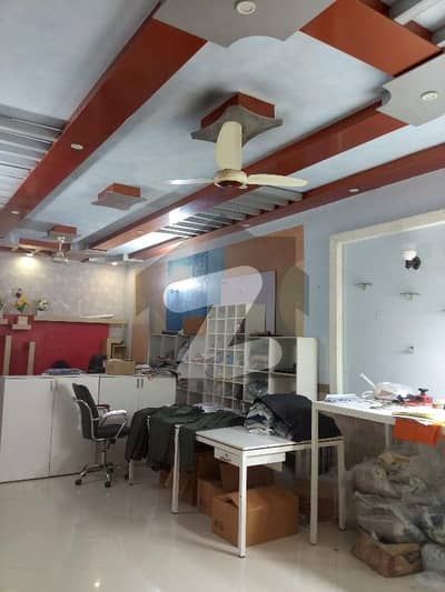 300, SQYARD GROUND FLOOR PORTION AVAILABLE FOR SILENT COMMERCIAL OFFICE USED AVAILABLE SINDHI MUSLIM BLOCK B