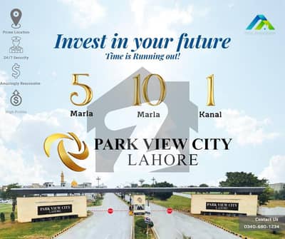 05 Marla - Optimus Prime Premium location plot for Construction and Investment in Park View City