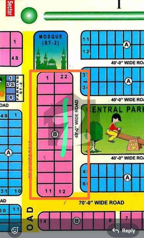 400 Sqyd Park Facing