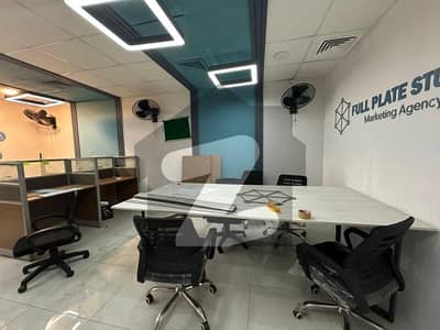 611 Square Feet Simi Furnished Corporate Office Available For Rent WTC Giga Mall