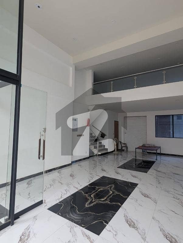 GROUND + BASEMENT AVAILABLE FOR RENT NEAR FOOD STREETS PHASE 8 DHA KARACHI. BEST FOR SALOON & DISPLAY