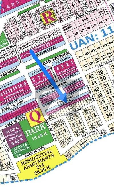 4 Marla Commercial plot in Air Ave Phase 8