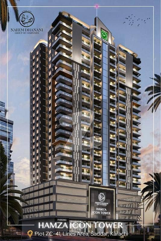 Hamza Icon Tower 3 & 2 Bed Apartments on 4-Year Installments Hamza Icon Tower 3 & 2 Bed Apartments on 4-Year Installments