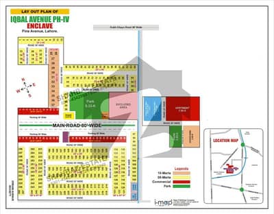 4.5 plot for sale in iqbal avenue Phase 4 Enclave