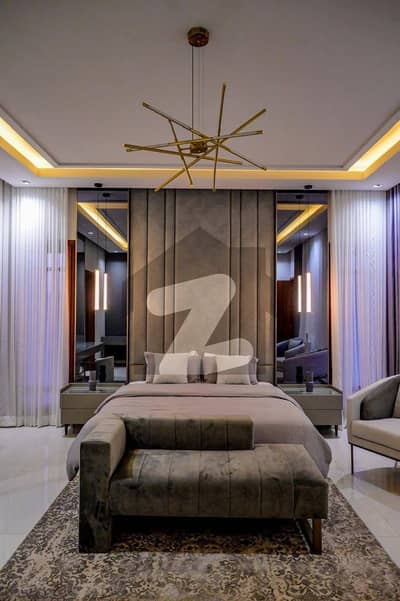 Dha Phase 8 500 Sq Yard Brand New Bungalow 1+1+3 Bedroom With Basemnet Swimming Pool Full Furnished House Top Of The Line House Away From Sea