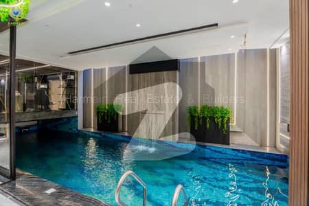 22-Marla Corner Fully Furnished Full Basement 6 Bed With Swinging Pool Home Theatre At Top Location Near Commercial Masjid