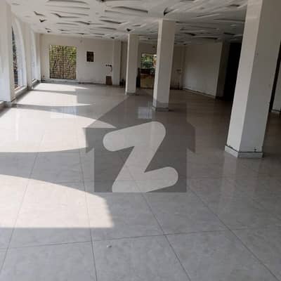 12 Marla Commercial Ground Floor Hall with Kitchen Roof Top Near Shadiwal Chowk