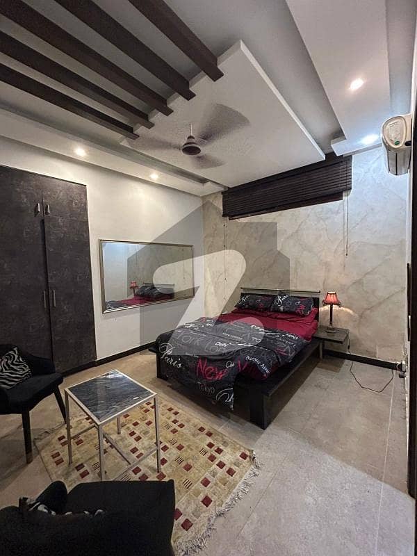 Fully furnished ground portion for rent