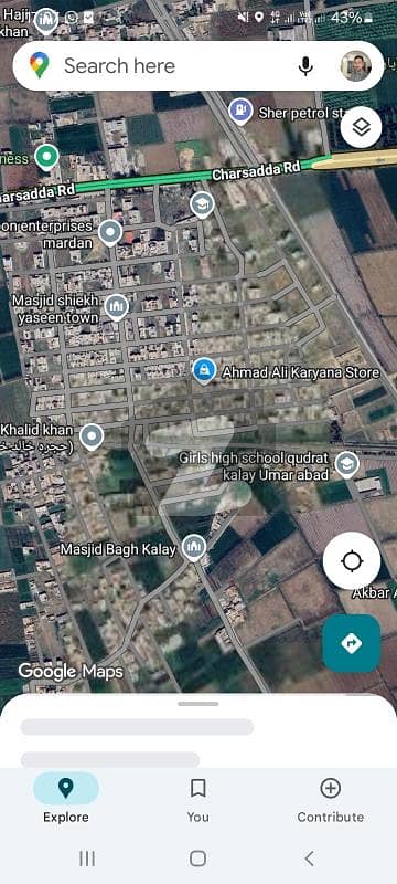 شیخ یٰسین ٹاؤن چارسدہ روڈ,مردان میں 5 مرلہ رہائشی پلاٹ 17.0 لاکھ میں برائے فروخت۔