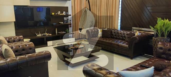 1 Kanal Beautifully Maintained Modern Style Fully Furnished House With Servant Quarter Basement Prime Location