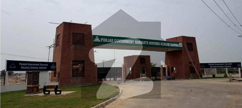 پنجاب گورنمنٹ سرونٹ ہاؤسنگ سکیم ساہیوال میں 11 مرلہ رہائشی پلاٹ 78.0 لاکھ میں برائے فروخت۔