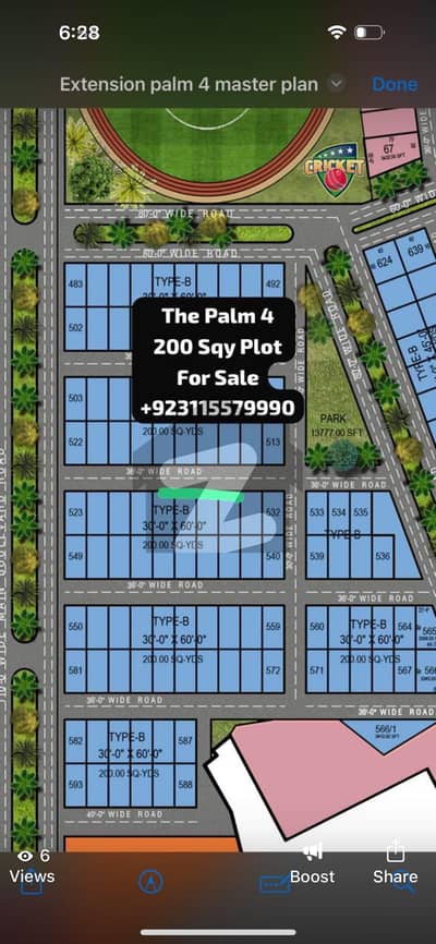 200 SqYards Plot for Sale