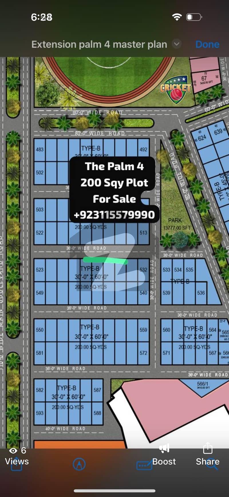 200 SqYards Plot for Sale