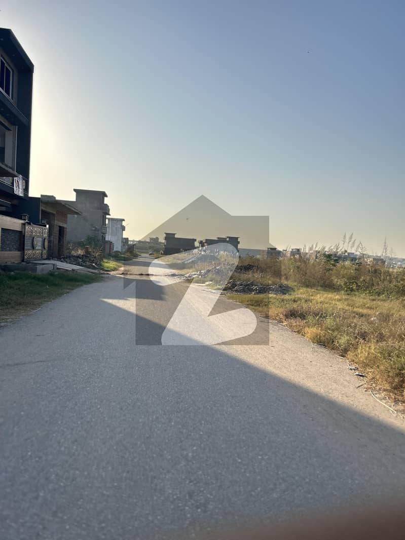 Main double road plot for sale on reasonable price