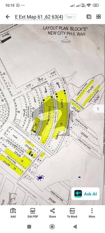 E Block Major Road 5 Marla Plot