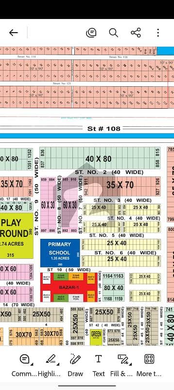 G-14/4 Main Double Road 801 Front Extra land Ideal location size 40x80 plot for sale