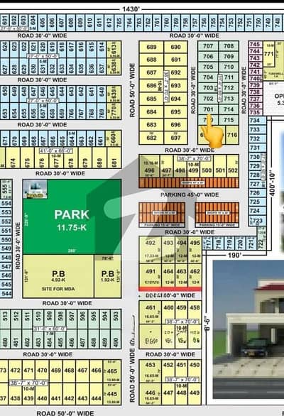 Al Falah Modern City B Block Prime Location Plot Available For Sale
