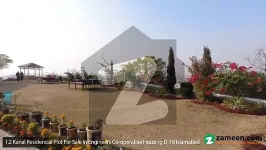 In Block A 1 Kanal ( 5400 Sq Ft ) in ECHS D-18 Islamabad.
