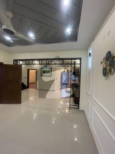 5 Marla Beautiful Brand New House Available For Rent Back View Open With Huge Green Land