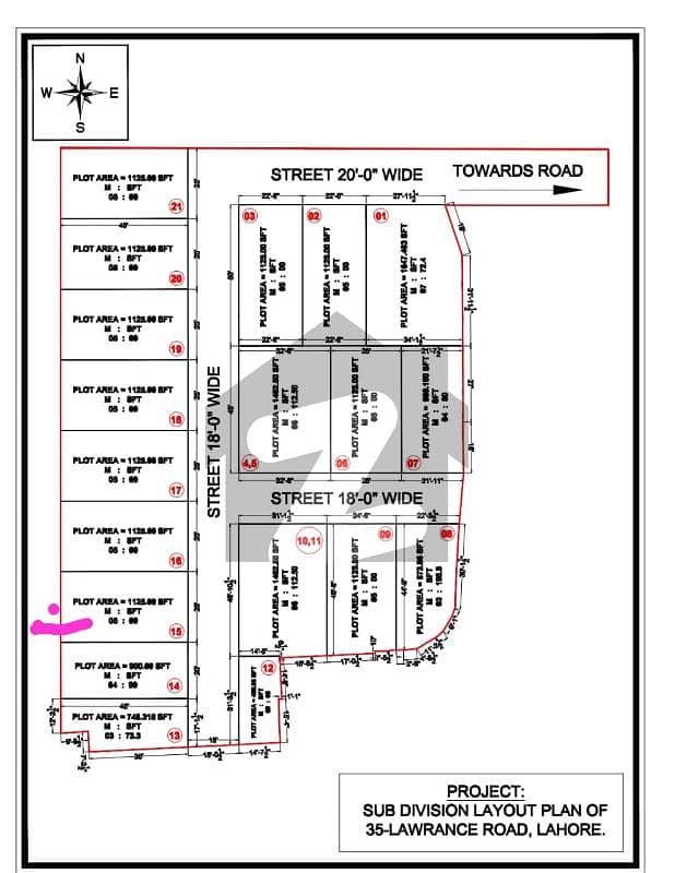 4 Marla Plot For Sale opposite lawrence Park