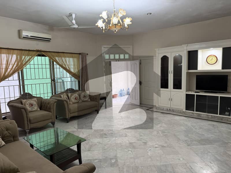 F-6 Beautiful Fully Furnished Ground Portion Available For Rent