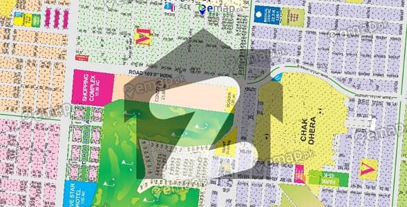 1 kanal plot for sale sector s avenue road 10 near to golf cours DHA lahore PHASE 7