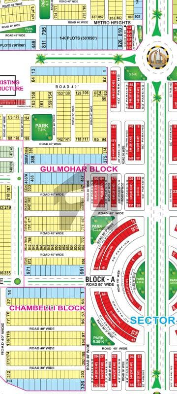Gulmohar Block 1-Kanal Residential Plot For Constructing Your Dream House in Bahria Town Lahore. All Dues Clear Deal. Gulmohar Block 1-Kanal Residential Plot For Constructing Your Dream House in Bahria Town Lahore. All Dues Clear Deal.