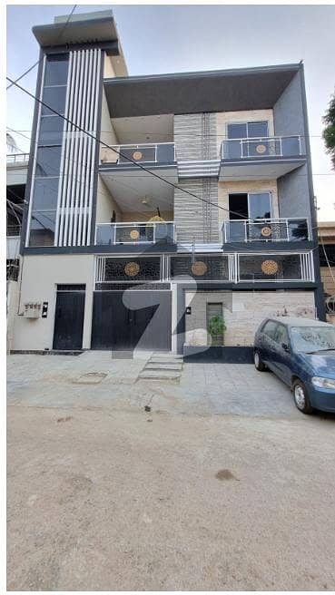 4 BED DD ( BRAND NEW ) 2ND PORTION FOR SALE IN GULSHAN-E-IQBAL 13D