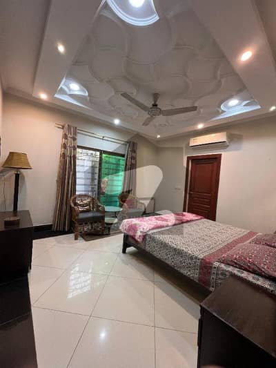 Bahria Town Phase 8 Sector B Luxury Furnished Ground Portion For Rent