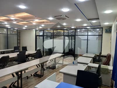 Office Fully Furnished For Sale Main boulevard Gulbarg.