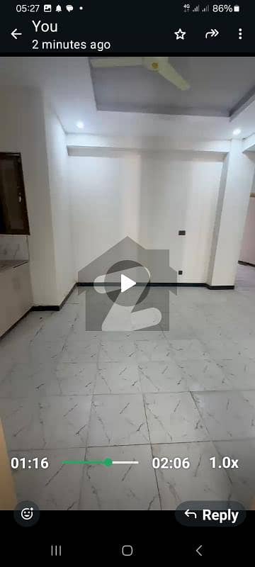 Multi Garden B17 2 bed Apartment. on 2nd floor in main markaz