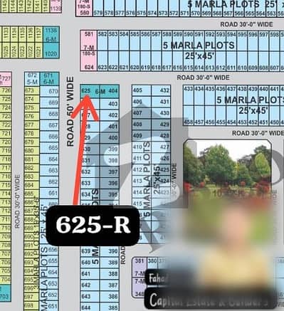 6 MARLA PRIME LOCATION CORNER PLOT FOR SALE IN AL RAHMAN GARDEN PHASE 2