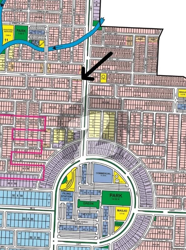 Main Double road corner plot for sale . . .
