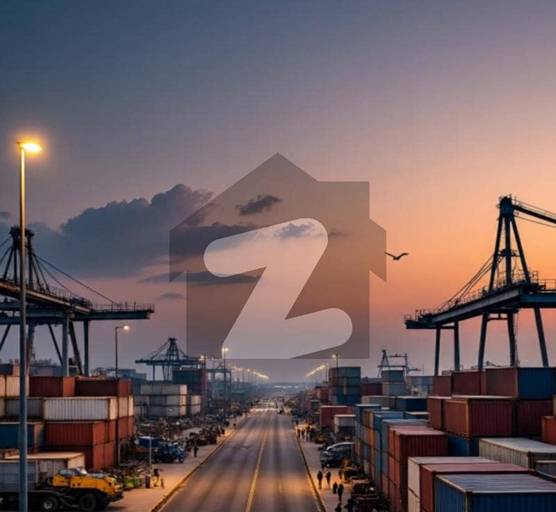 Industrial Commercial Western Zone Port Qasim Plot for Sale Industrial Commercial Western Zone Port Qasim Plot for Sale