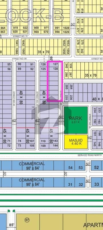 BLOCK B 14 MARLA PLOT FOR SALE AT FULL INVESTOR RATE . . SOLID LAND PLOT