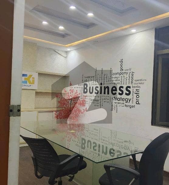 Well-constructed Fully Furnished Office Available For rent In Main Boulevard Gulberg