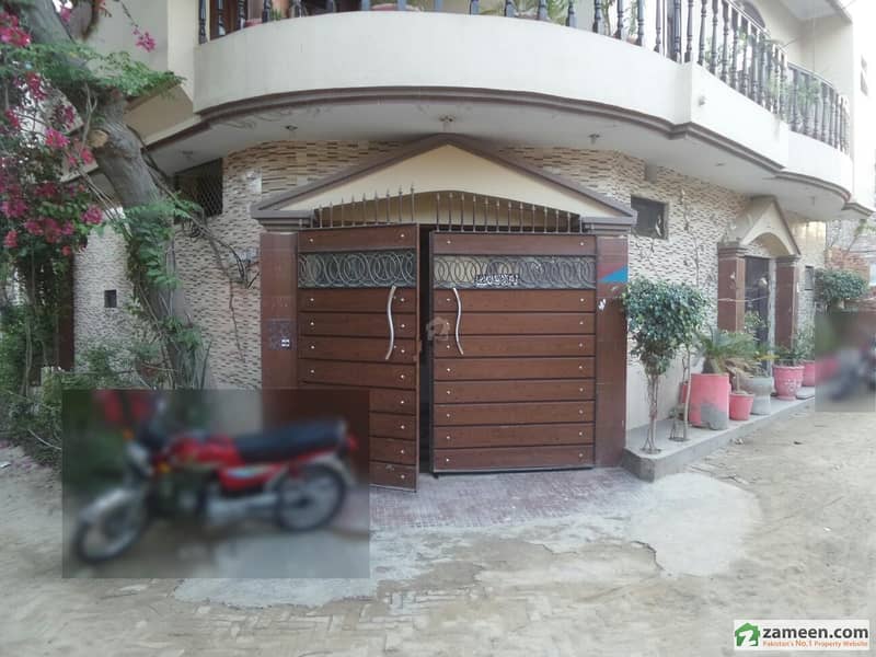 Double Storey Beautiful Corner House For Sale At Al Qadoos Town Okara