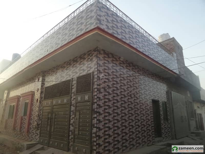 Single Storey Brand New Beautiful Corner House For Sale At Makkah Madni Town, Okara